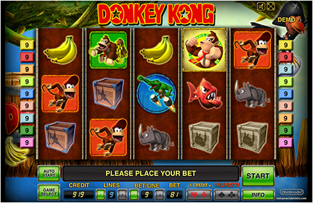 Игровой автомат Donkey Kong (Обезьянки) играть бесплатно