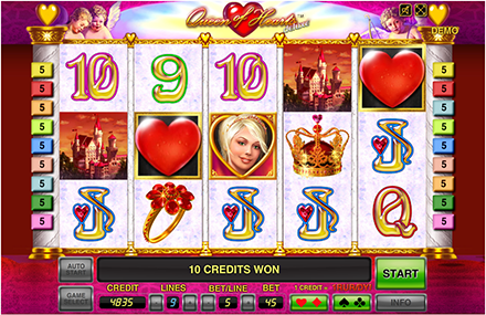 Игровой автомат Queen of Hearts Deluxe (Сердца) играть бесплатно
